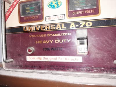 Universal Voltage Stablizer A-70