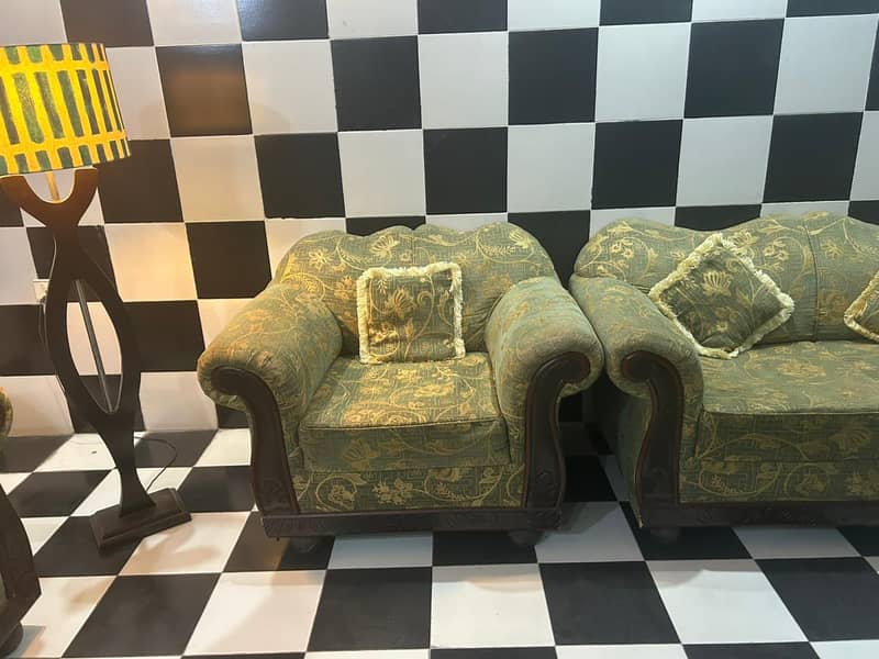 9 Seater Sofa set Solid Wood Structure 4