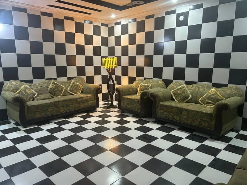 9 Seater Sofa set Solid Wood Structure 6