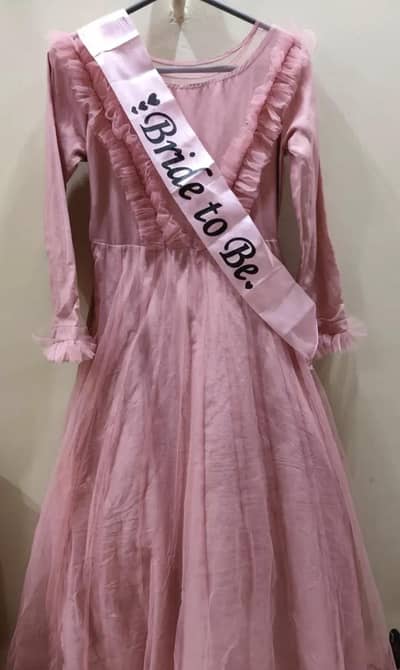 Pink (Maxi) with sash