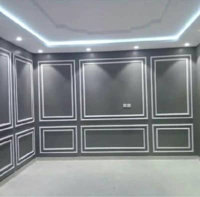 moulding Wall design/ PVC moulding Wall