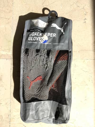 puma original goal kepper gloves used size uk 9 us  9 size