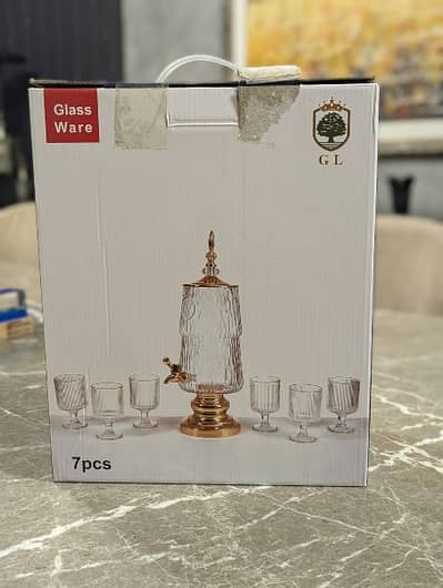 Water Dispenser With 6 Glasses