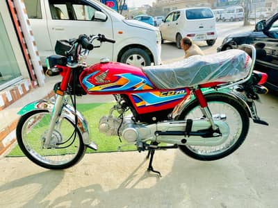 HONDA CD 70 2025 MODEL STICKER 2026 ISL NUMBER