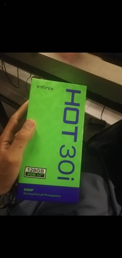 infinix hot 30i 8/128 with box