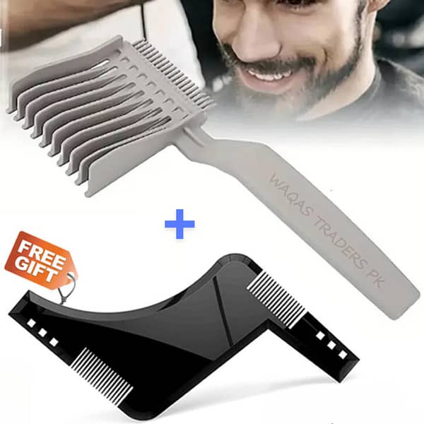 Blend Friend Fade Comb - Professional Hair Cutting and Beard Shaping Tool with Double-Sided Design