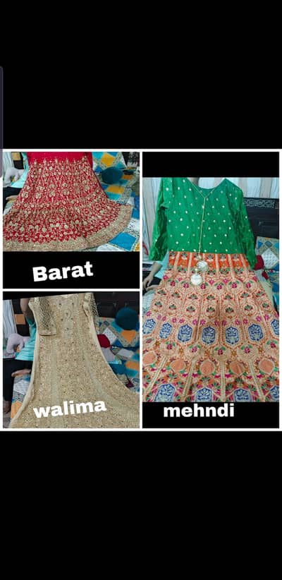 One time used bridal complete set