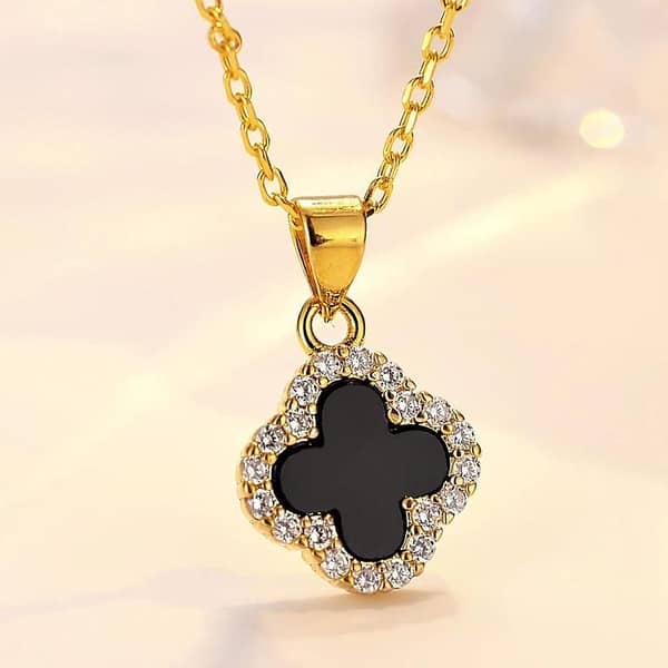 Four Leaf Clover Necklace for Girls - Stylish Jewelry Gift by Fashion Women