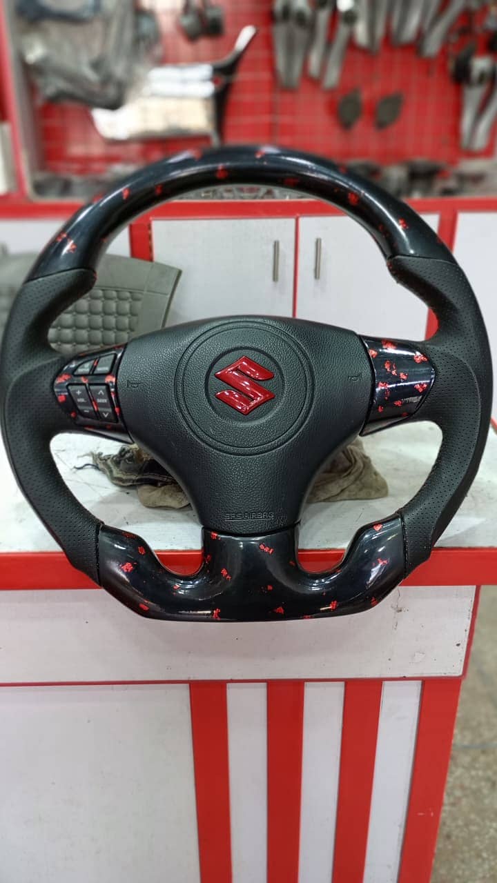 Android panel, Multimedia steering wheel installation, Speakers 6