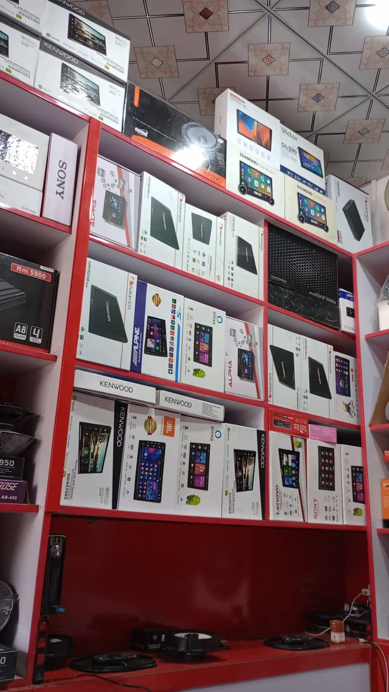 Android panel, Multimedia steering wheel installation, Speakers 12