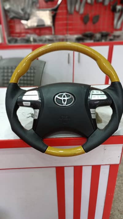 sports steering wheel installation