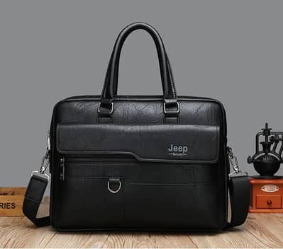 Jeep Buluo leather laptop Bag / Leather Office Bag / Leather File Bag