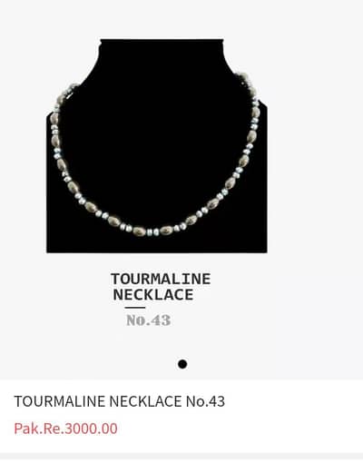 TOURMALINE NECKLACE No. 23