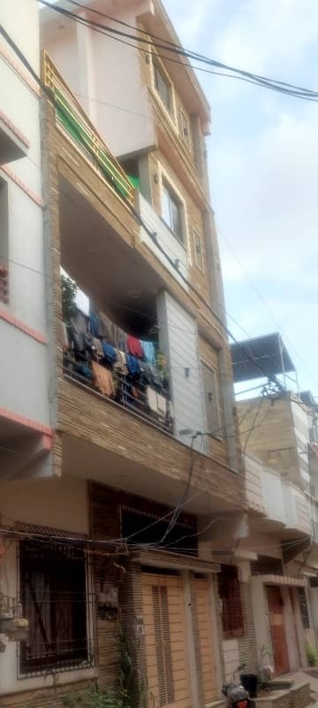 Ground Plus Tow 120 Yards West Open Like New House Block 4 Saadi Town