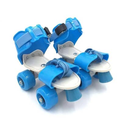 DOUBLE LINE SKATES FOR KIDS ADJUSTABLE SIZE GOOD QUALITY NEW IMPORTED