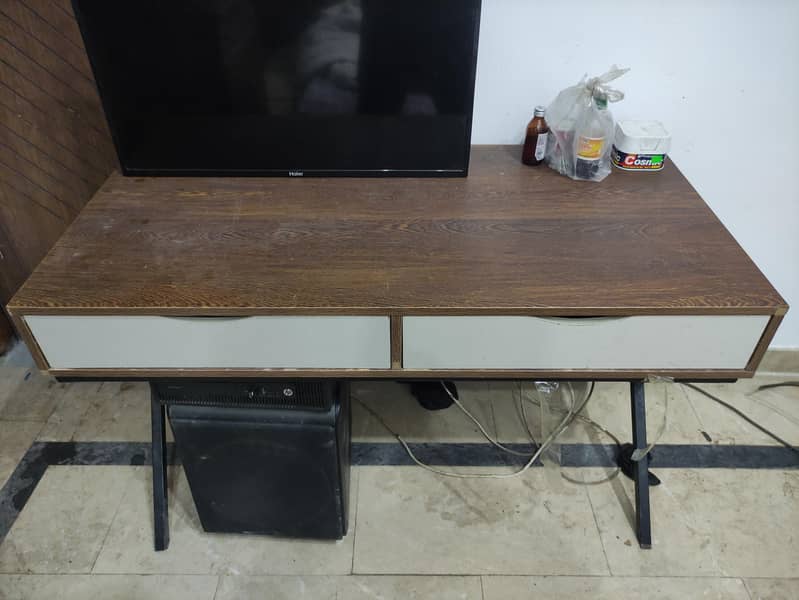 Computer Table | Office Table | Workstation | LED Table 1