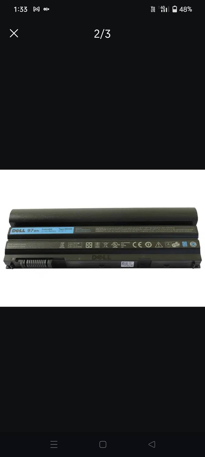 Dell Latitude E6420 E6520 E5520 E5420 E6430 E6530 laptop battery 1