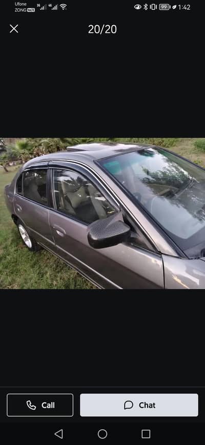 Honda civic 2003 model automatic full option with sunroof