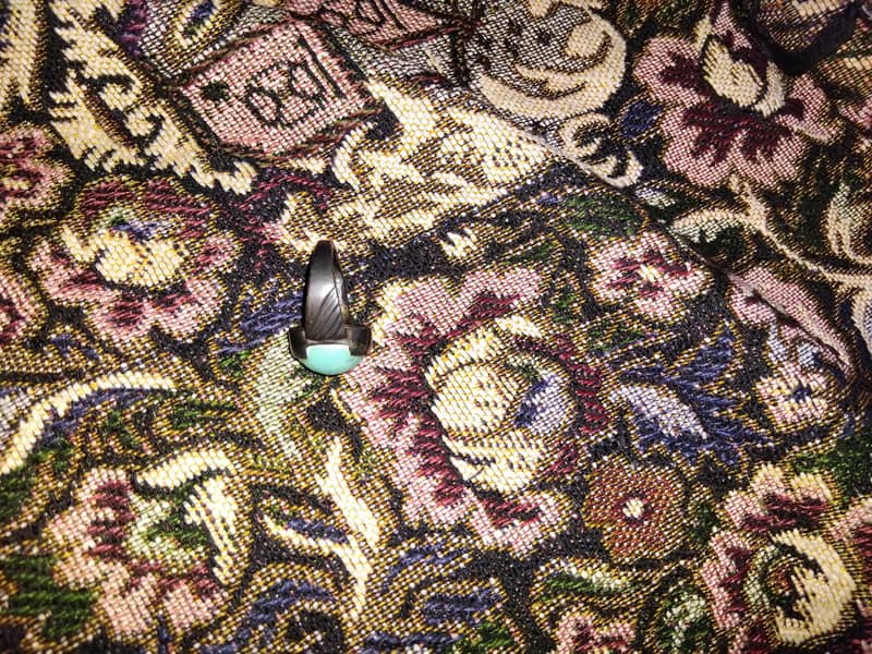 Feroza in Silver ring 1