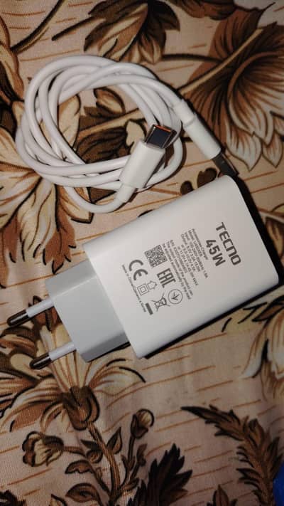 Camon 40 Pro Original 45w Box Pulled Charger