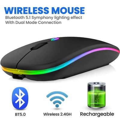 Rechargeable Wireless Mouse Order for Call: 03024531021
