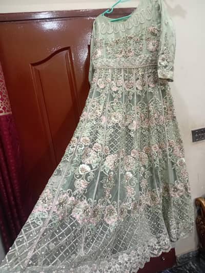 bridal mexi on net fabric