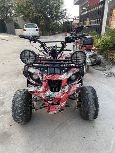 atv red and black combo