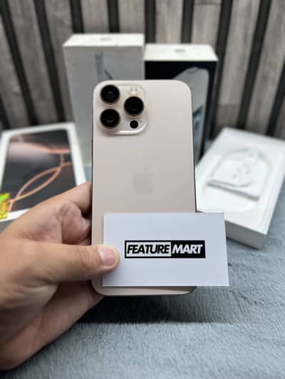 16 Pro Max | 7 Months Apple Warranty | 256GB | PTA Approved