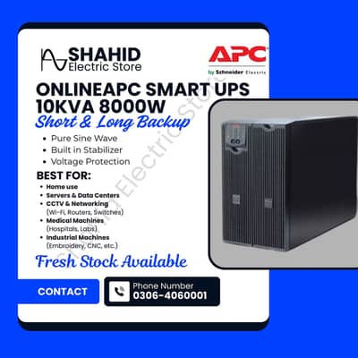 Online APC Smart UPS SURT10000XLI 230