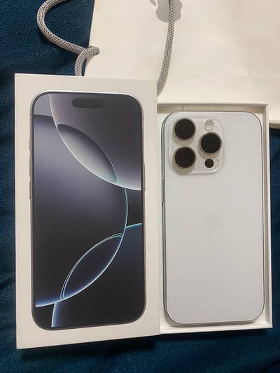 Iphone 16 pro 256GB White color