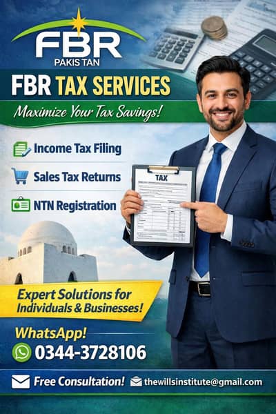 Income tax return, salaried tax return, Business tax, FBR.