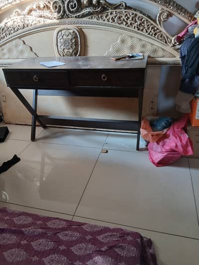 2 in one console plus study table for sale