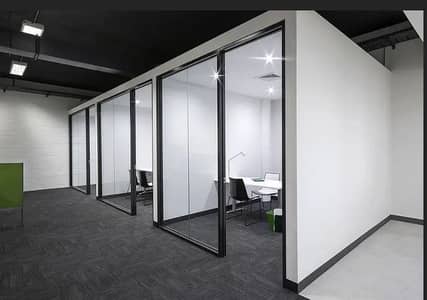 glass partition/gypsum board partition/office partition with glass