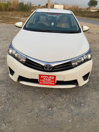Toyota corolla GLI  2016 manual
