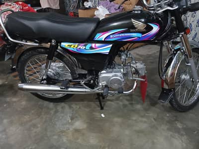 Honda CD 70 blue color good condition