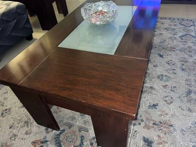 Set of three tables