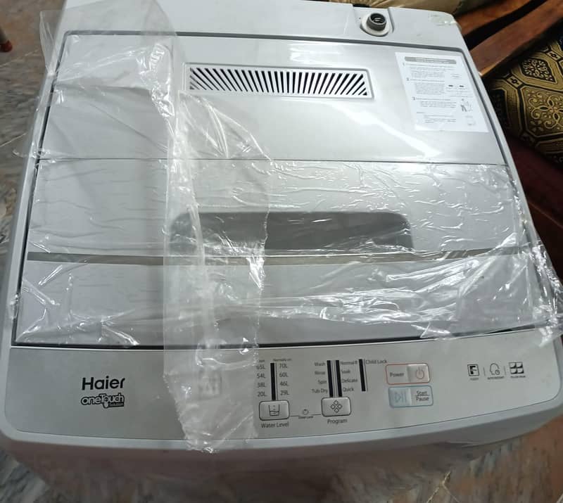Haier One Touch Solution Fully automatic Washing Machine 0