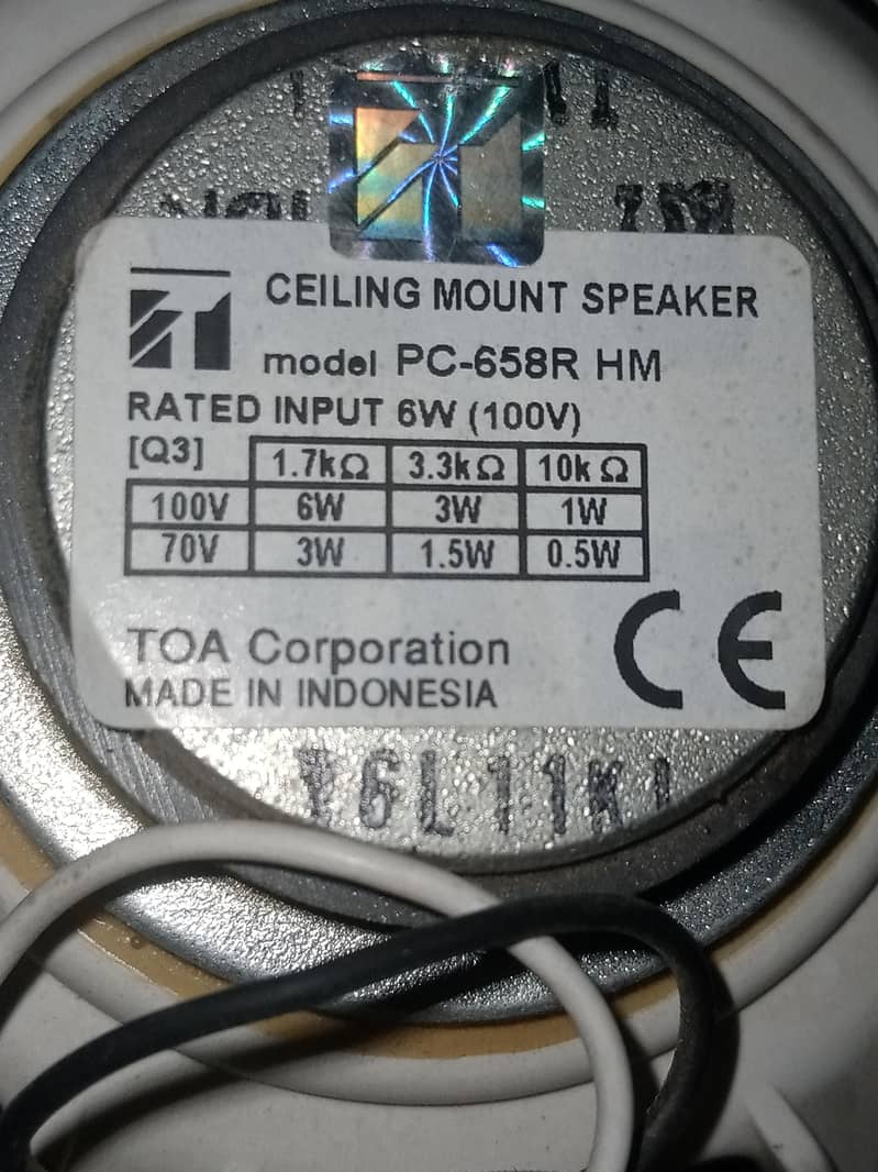 ceiling mount speaker 2