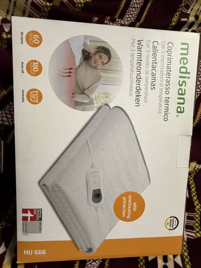 Medisana blanket for sale 60watts brand new even not seal opened