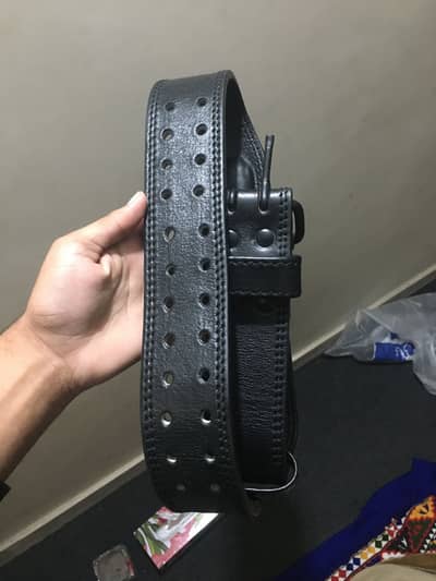 Weight lifting jym belt leather 100%