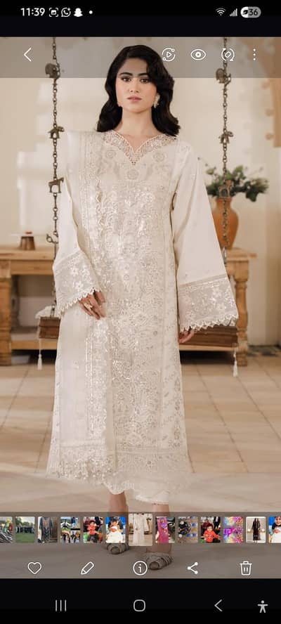 luxury lawn shifli dress