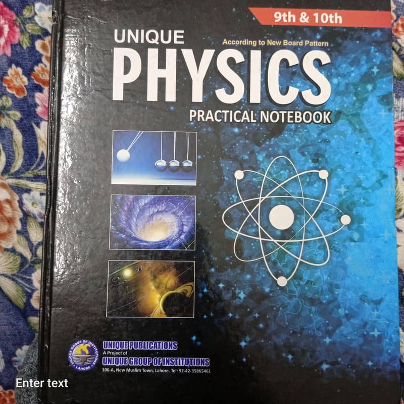 10 physics practical book completed. 0