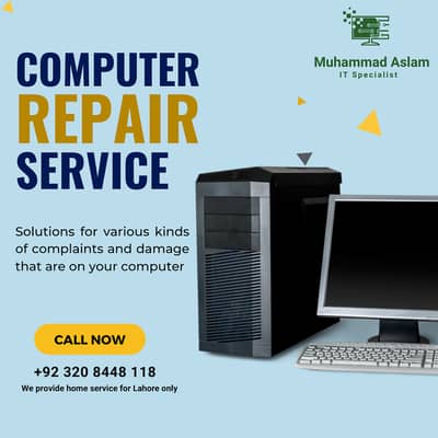 Windows Installation, Networking, Softwares, Computer laptop Repairing