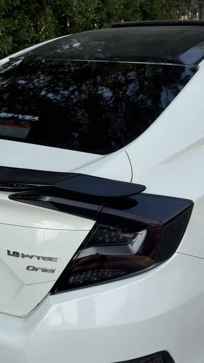 Snake Style Lava Lights Dark Smoke for Civic X 2016-2022