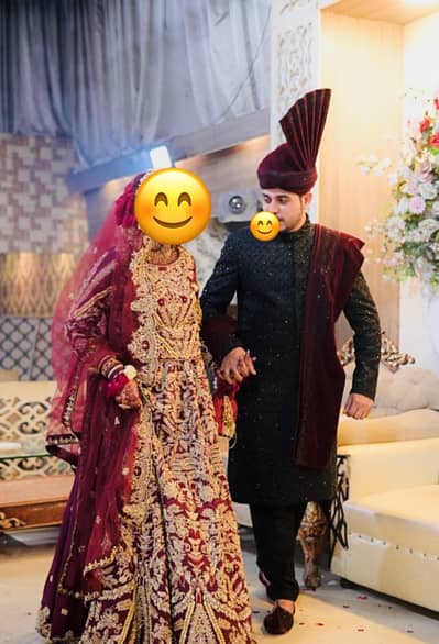 Sharwani and 3 peace for sale size large 03147542951