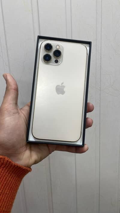 iPhone 12 Pro Max 128GB PTA Approved 91% Health 10/10 With Box & Cable