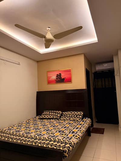 E11 daily basis furnished flat available for rent