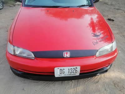 honda 1995 red exi
