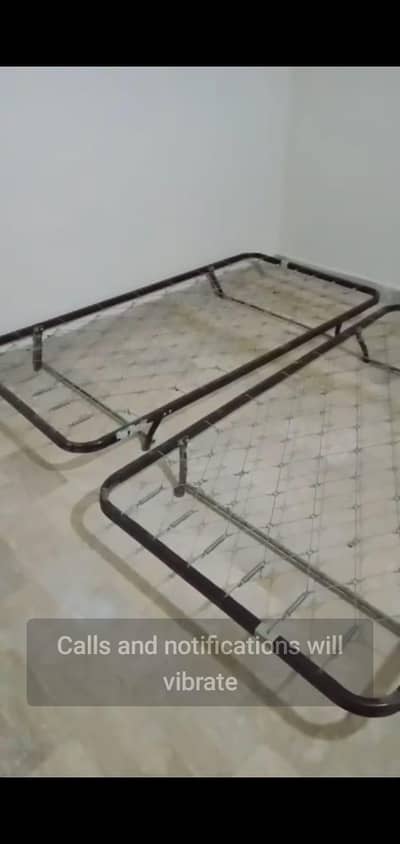 Single Iron Bed Pair (Imported)