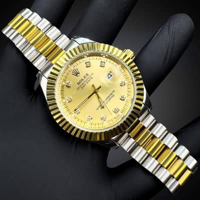 Rolex Golden Dial Watch ⌚